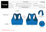 create a technical flat sketch, fashion tech pack